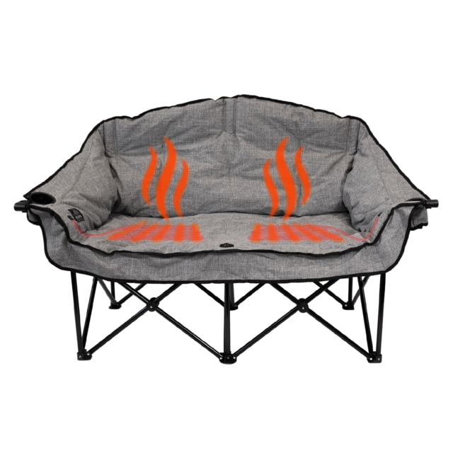 Kuma Outdoor Gear Kuma Outdoor Gear Bear Buddy HEATED Chair w/ Power Bank & Bluetooth Heather Grey