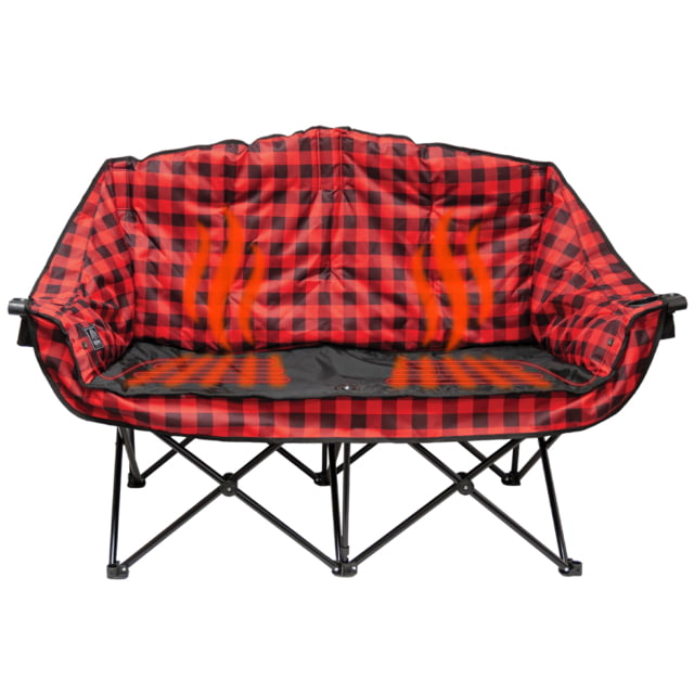 Kuma Outdoor Gear Kuma Outdoor Gear Bear Buddy HEATED Chair w/ Power Bank & Bluetooth Red/Black