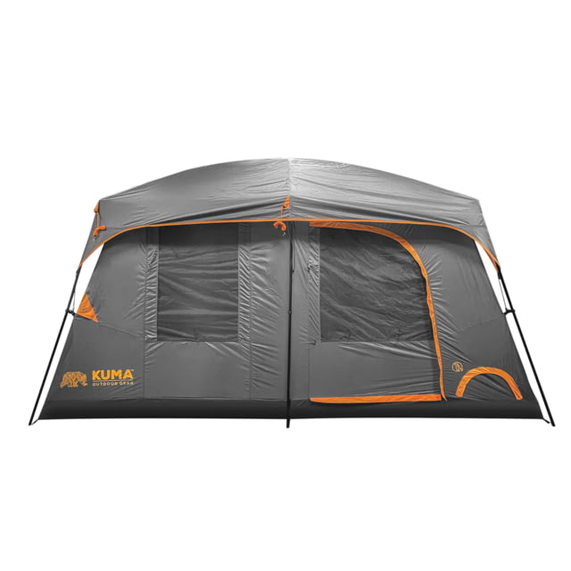 Kuma Outdoor Gear Bear Den Cabin 9 Tent Graphite/Orange