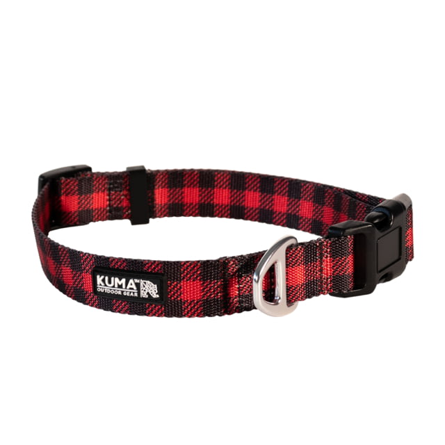 Kuma Outdoor Gear Kuma Outdoor Gear Lazy Bear Dog Collar Medium 14-20in- Red/Black Medium