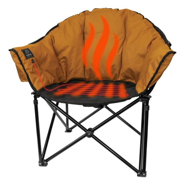 Kuma Outdoor Gear Kuma Outdoor Gear Lazy Bear HEATED Chair w/ Power Bank & Bluetooth Sierra/Black