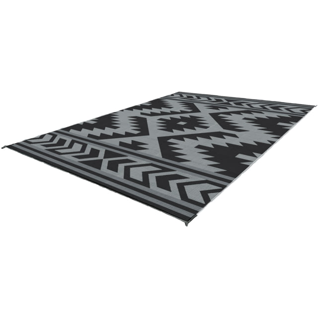 Kuma Outdoor Gear Kuma Outdoor Gear Sante Fe Boho Outdoor Mat 12ft x 9ft Black/Grey