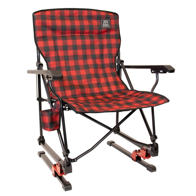 Kuma Outdoor Gear Kuma Outdoor Gear Spring Bear Chair Quad Fold Red/Black