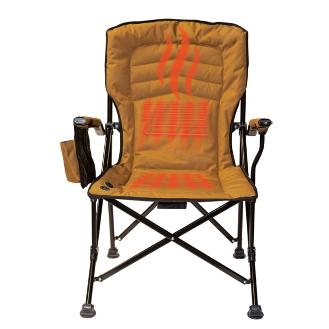 Kuma Outdoor Gear Switchback HEATED Chair w/ Power Bank & Bluetooth Sierra/Black Kuma Outdoor Gear Switchback HEATED Chair w/ Power Bank & Bluetooth Sierra/Black