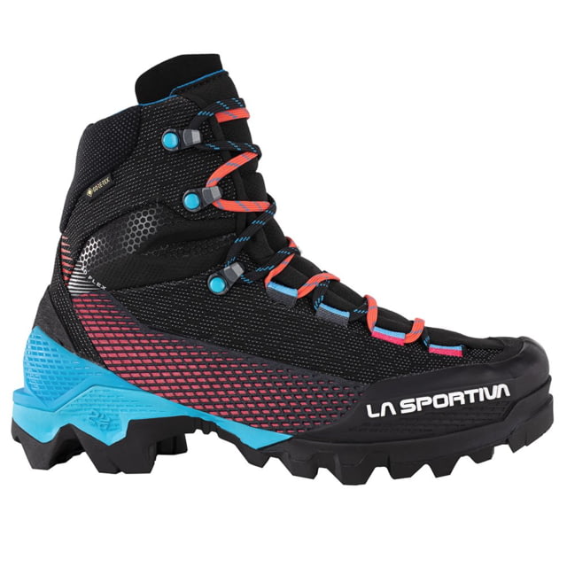 La Sportiva Aequilibrium ST GTX Mountaineering Boot - Women's Black/Hibiscus 36.5