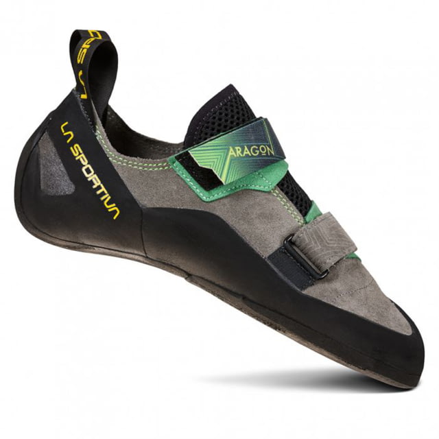 La Sportiva Aragon Climbing Shoes - Men's Clay/Jasmine Green 42 Medium