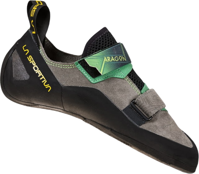 La Sportiva Aragon Climbing Shoes - Men's Clay/Jasmine Green 40