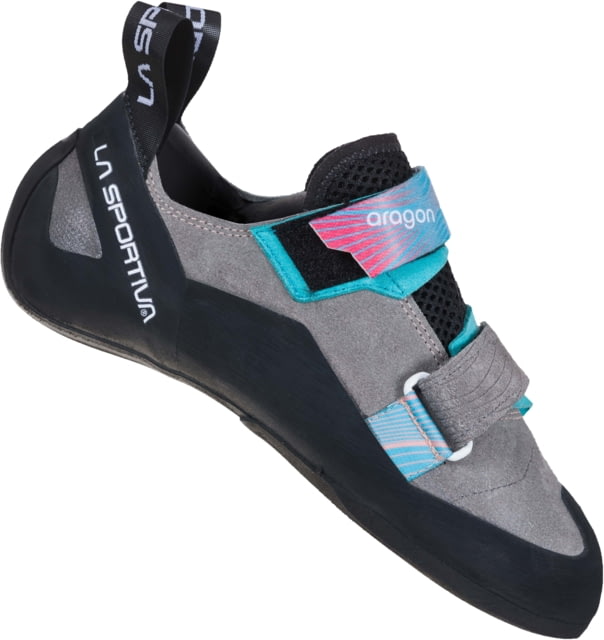 La Sportiva Aragon Climbing Shoes - Women's Clay/Hibiscus 39.5 Medium