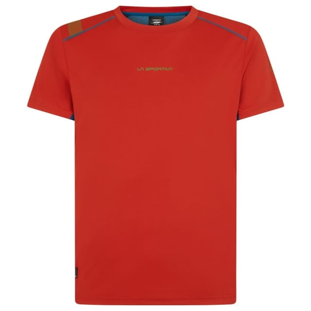 La Sportiva Blitz T-Shirt – Men’s Saffron/Space Blue Small