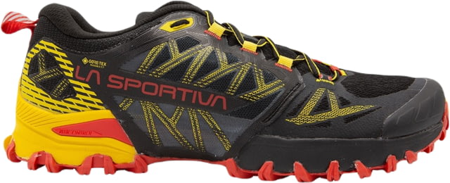 La Sportiva Bushido III GTX Wide Trailrunning Shoes - Men's Black/Yellow W 42.5