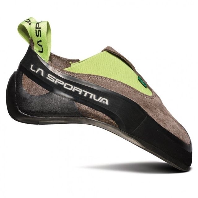 La Sportiva Cobra Eco Climbing Shoes - Men's Falcon Brown/Apple Green 33 Medium