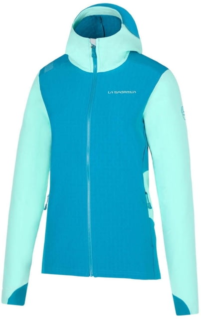 La Sportiva Descender Storm Jacket – Women’s Crystal/Turquoise Medium