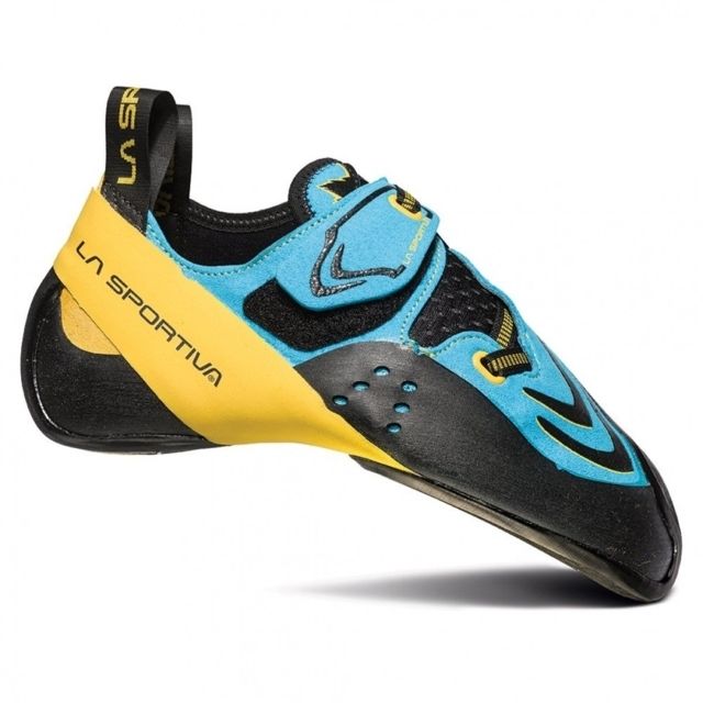 La Sportiva Futura Climbing Shoes - Men's Blue/Yellow 43.5 Medium