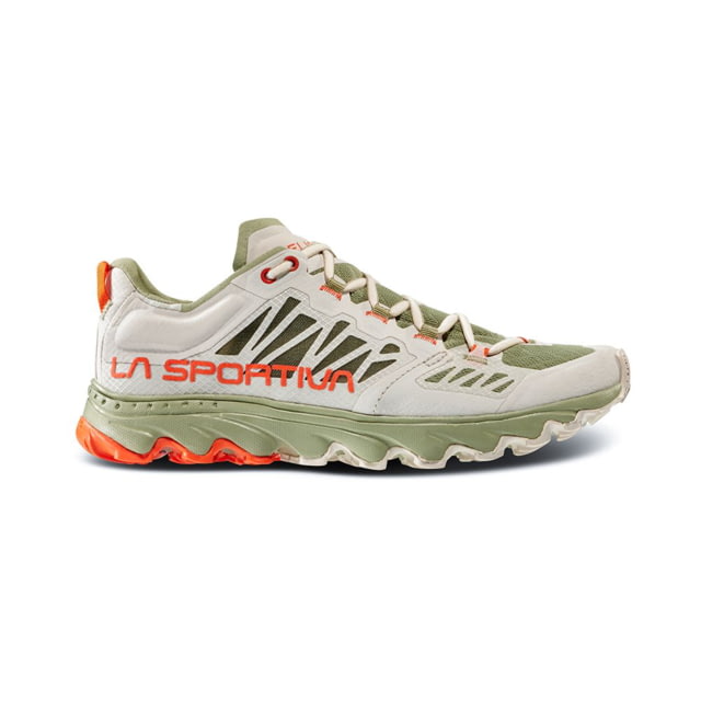 La Sportiva Helios III Trail Running Shoes - Women's Tea/Cherry Tomato 37.5