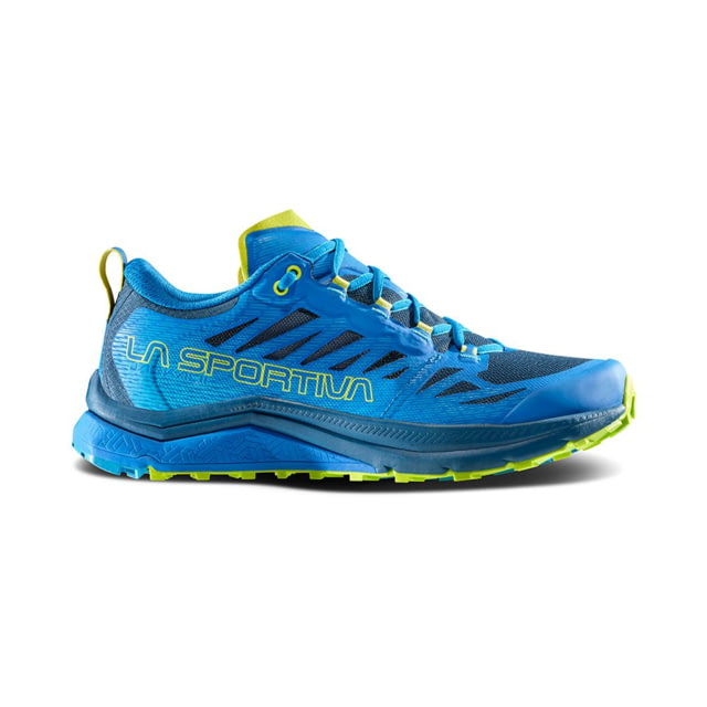 La Sportiva Jackal II Running Shoes - Men's Electric Blue/Lime Punch 45