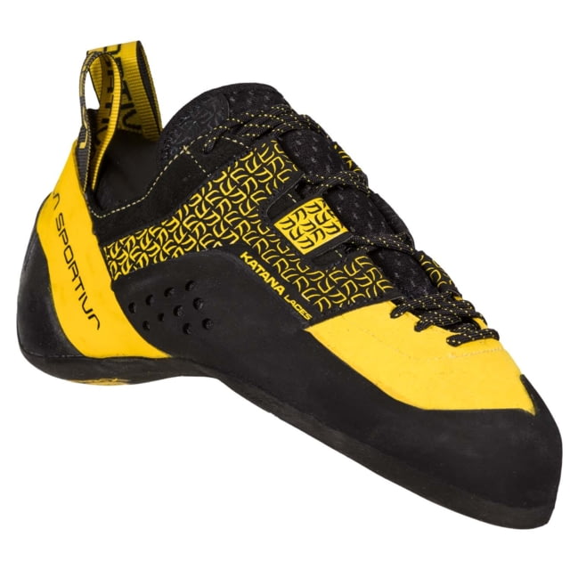 La Sportiva Katana Lace Climbing Shoes - Men's Yellow/Black 40.5