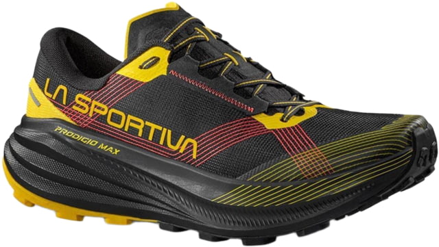 La Sportiva Prodigio Max Running Shoes - Men's Black/Yellow