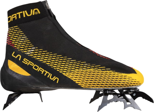 La Sportiva Mega Ice Evo Climbing Shoes - Men's Black/Yellow 41