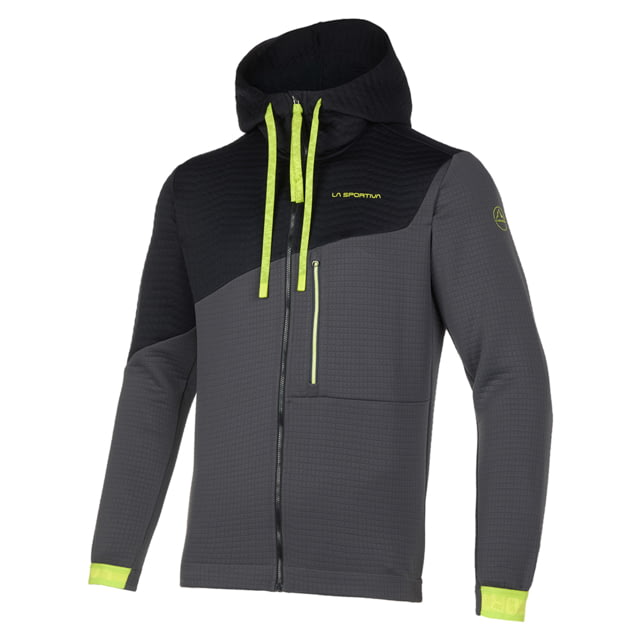 La Sportiva Method Hoody - Men's Carbon/Lime Punch Extra Large