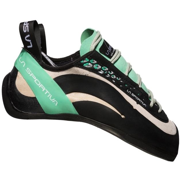 La Sportiva Miura Climbing Shoes - Women's White/Jade Green 41 Medium