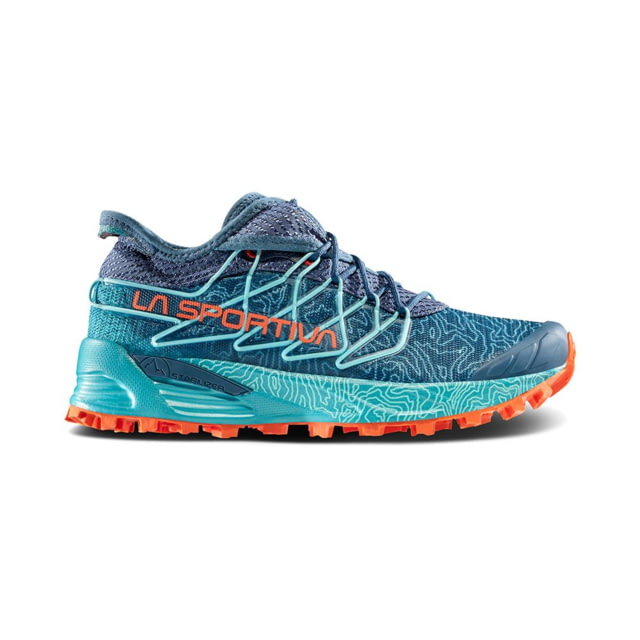 La Sportiva Mutant Running Shoes - Women's Storm Blue/Cherry Tomato 36