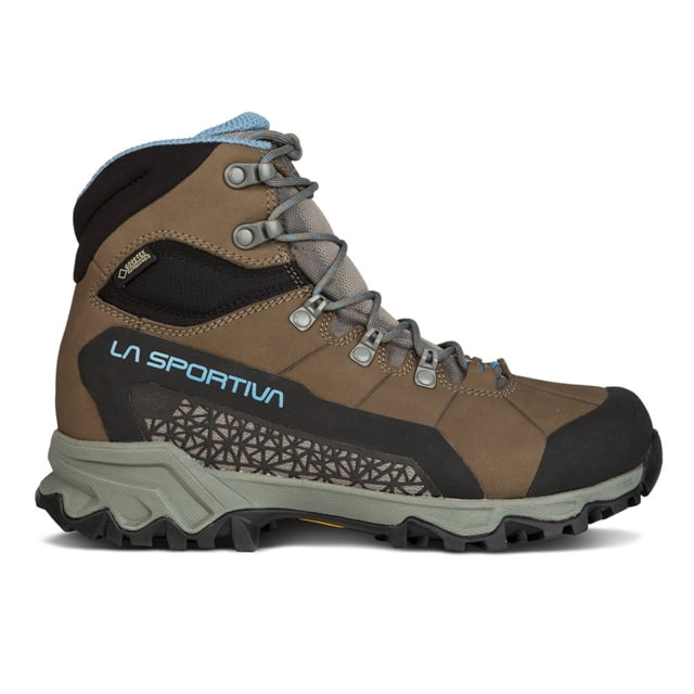 La Sportiva Nucleo High II GTX Hiking Shoes - Women's Oak/Topaz 36.5 Wide