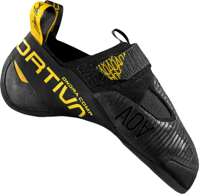 La Sportiva Ondra Comp Climbing Shoes - Men's Black/Yellow 45