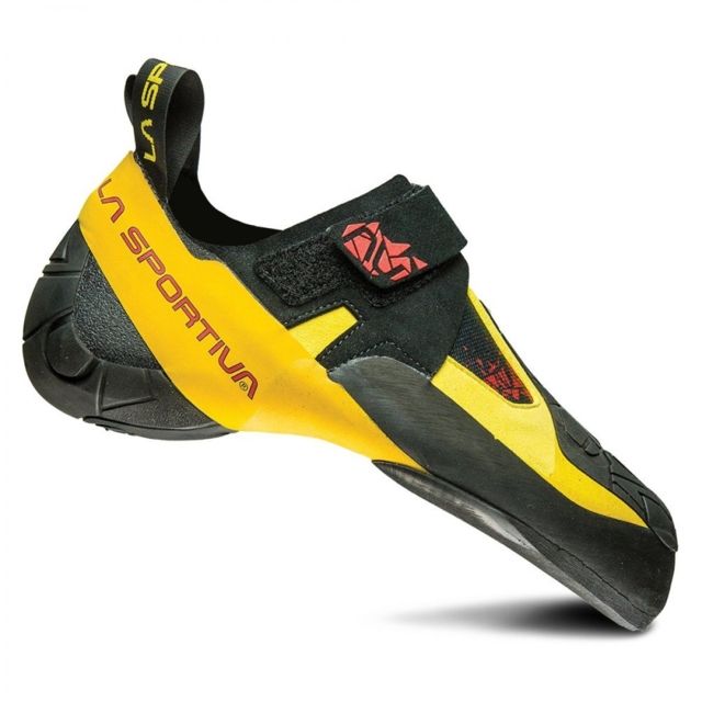 La Sportiva Skwama Climbing Shoes - Men's Black/Yellow 34.5 Medium