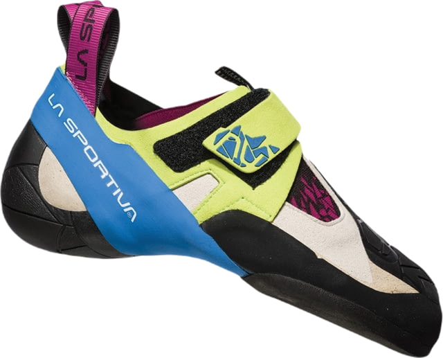 USED La Sportiva Skwama Climbing Shoes – Women’s Apple Green/Cobalt Blue 36