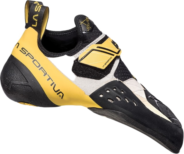 La Sportiva Solution Climbing Shoes – Men’s White/Yellow 42.5