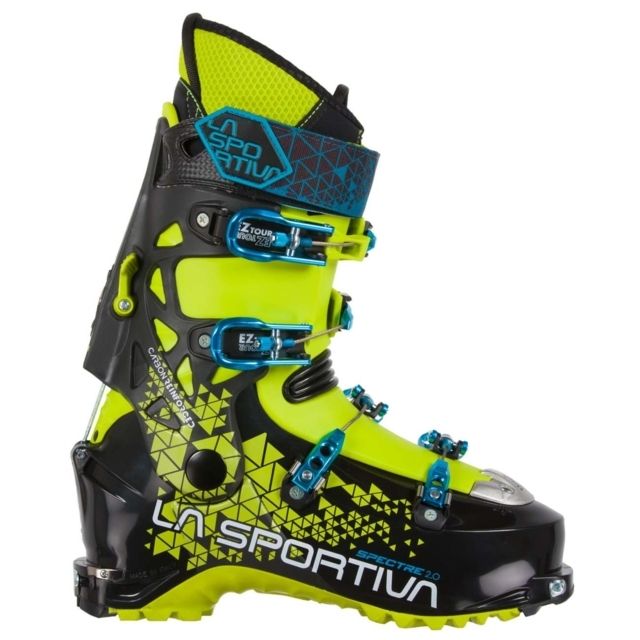 La Sportiva Spectre 2.0 Alpine Touring Boot - Men's Black/Applegreen 29.5
