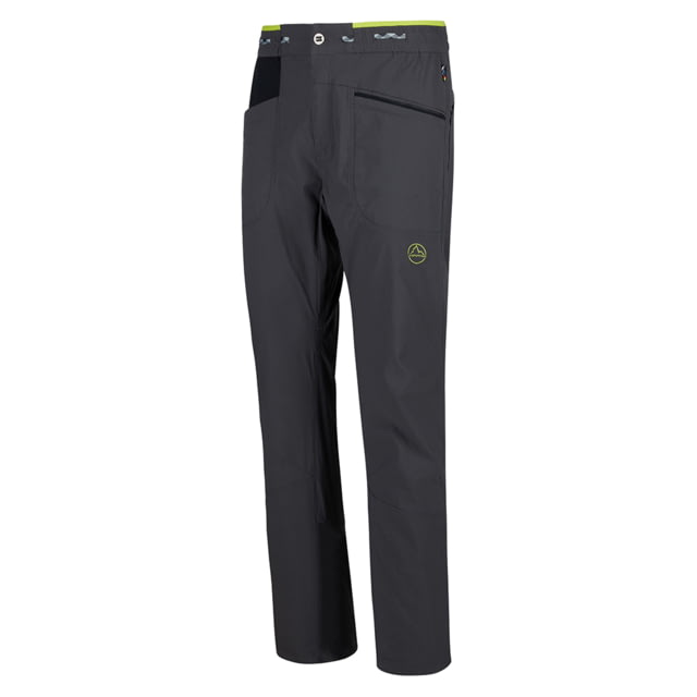 La Sportiva Talus Pant - Men's Carbon/Lime Punch Small