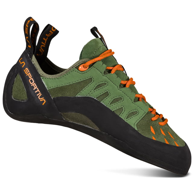 La Sportiva Tarantulace Climbing Shoes - Men's Olive/Tiger 43.5 Medium