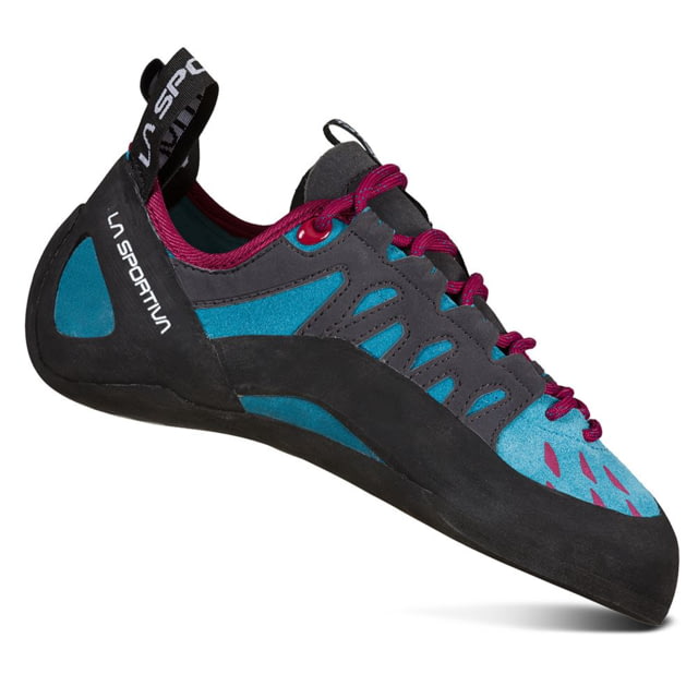 La Sportiva Tarantulace Climbing Shoes - Women's Topaz/Red Plum 41.5