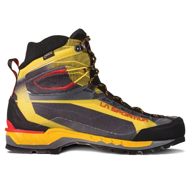 La Sportiva Trango Tech GTX Mountaineering Shoes - Men's Black/Yellow 40 Medium