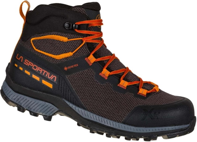 La Sportiva TX Hike Mid GTX Shoes - Men's Carbon/Saffron 44.5