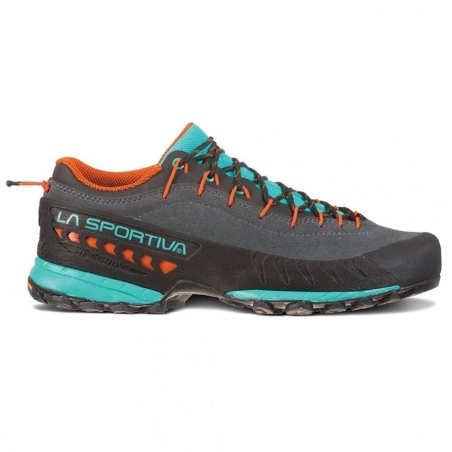 La Sportiva TX4 Approach Shoes - Women's Carbon/Aqua 39.5 Medium