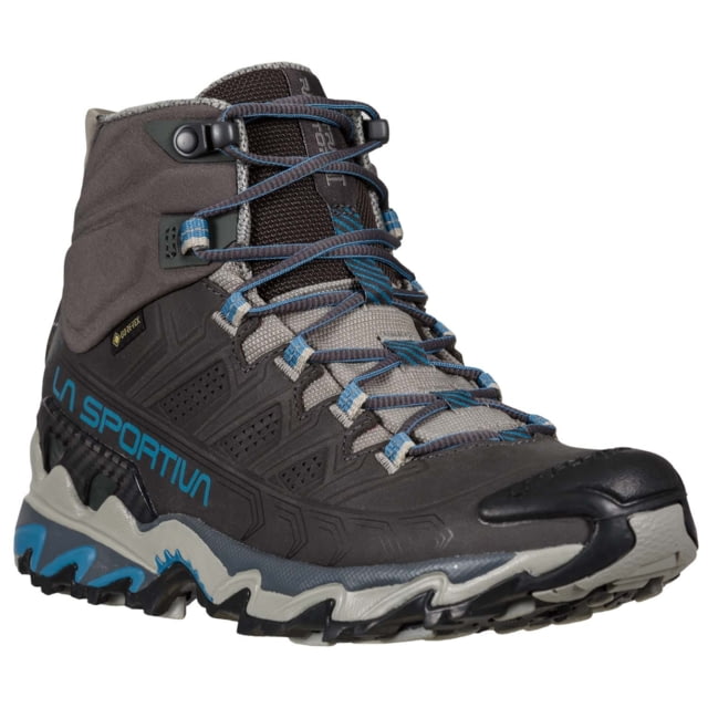 La Sportiva Ultra Raptor II Mid Leather GTX Hiking Shoes - Women's Carbon/Atlantic 37.5
