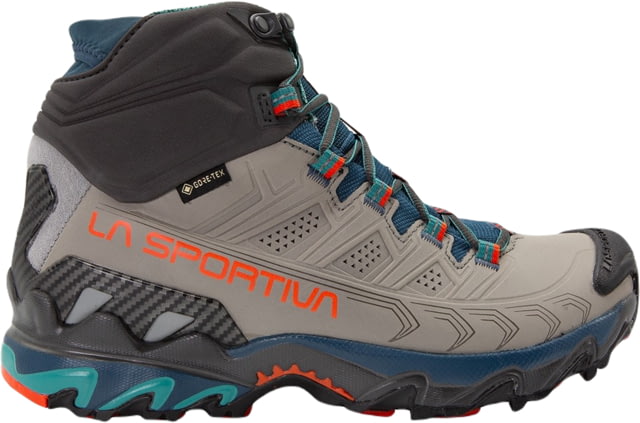 La Sportiva Ultra Raptor II Mid Leather GTX Boots - Women's Grey/Cherry Tomato 36