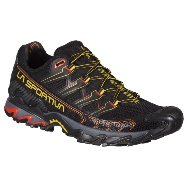 La Sportiva Ultra Raptor II Running Shoes - Men's Black/Yellow 48.5