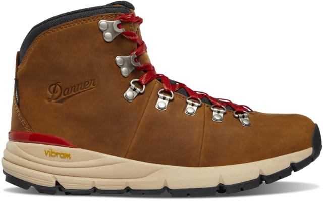 LaCrosse Footwear Mountain 600 Leaf 4.5in Grizzly Brown/Rhodo Red GTX - Womens Brown/Rhodo Red 9.5 Medium