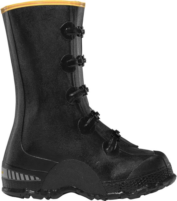 LaCrosse Footwear ZXT Buckle Deep Heel 14in Overshoe Work Boot - Men's Black 11 US