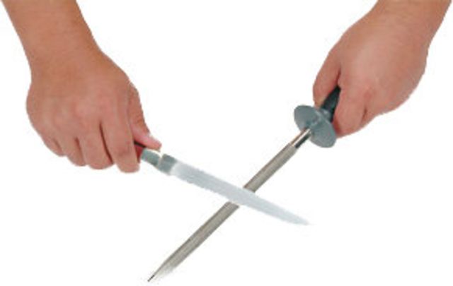 Lansky Sharpeners Lansky Sharpeners 9in. Diamond Butcher Steel Sharpener Tapered