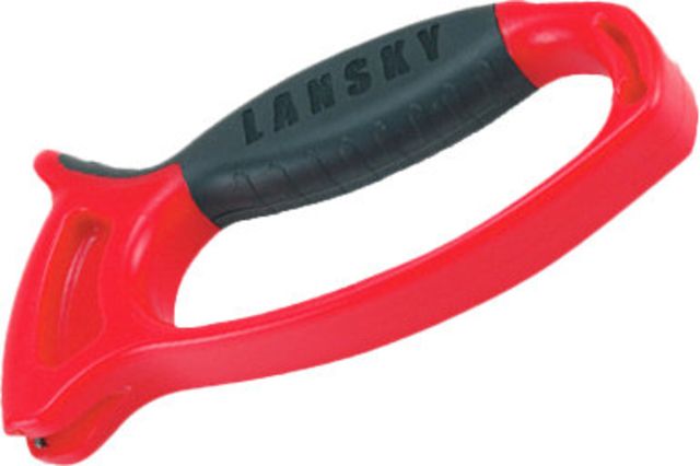 Lansky Sharpeners Deluxe Quick Edge Tungsten Carbide Shapener Red