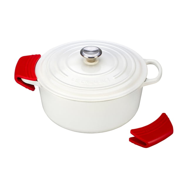 Le Creuset Le Creuset Silicone Pot Grips Set Cerise 5x2 1/2in