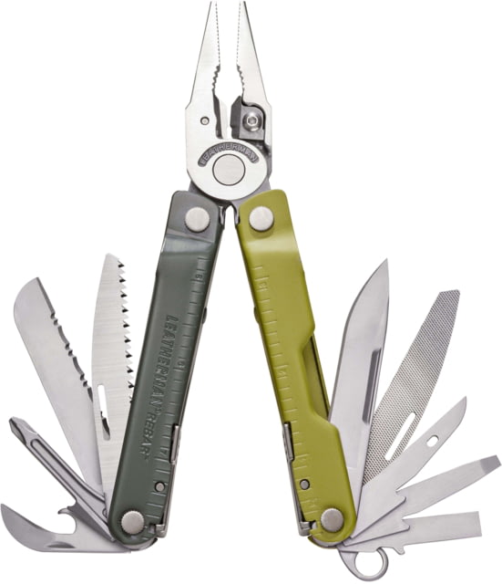Leatherman Rebar 2.9in Multi-Tool 420HC Stainless Steel Mossy Slate Moss