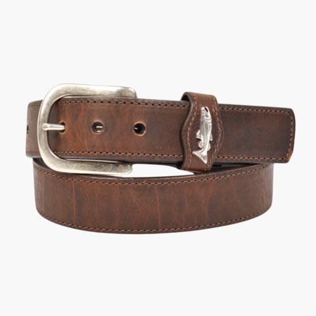 Lejon Lejon Big Fish Leather Belt - Men's Mocha 40