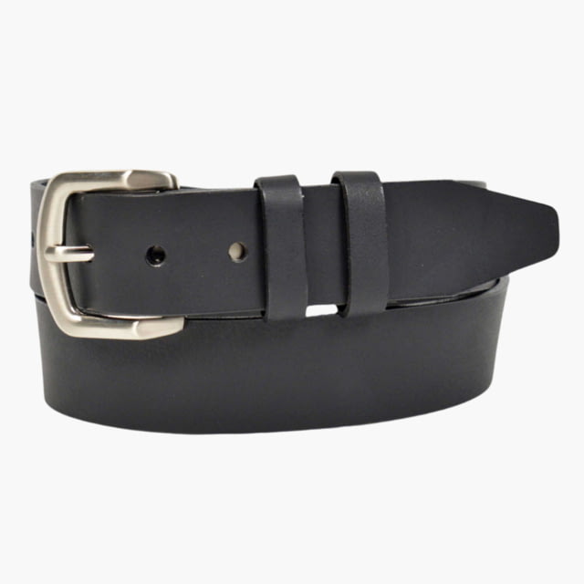 Lejon Lejon Brushgun Leather Belt - Men's Black 34