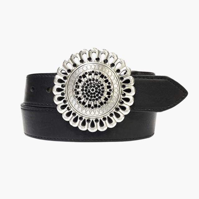 Lejon Lejon Elu Leather Belt - Women's Black Small