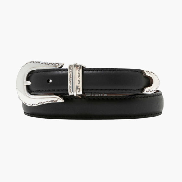 Lejon Lejon Magnolia Leather Belt - Women's Black Small